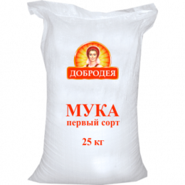 Мука Добродея 25 кг первый сорт