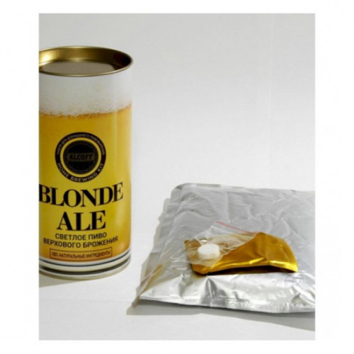 ПИВНОЙ СОЛОДОВЫЙ ЭКСТРАКТ ОХМЕЛЕННЫЙ ALCOFF BLONDE ALE СВЕТЛЫЙ ЭЛЬ