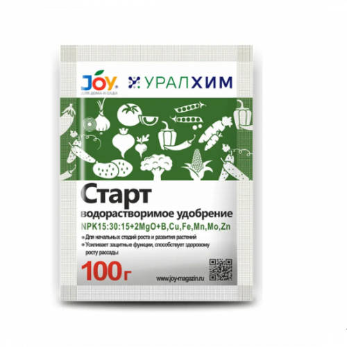 Водорастворимое минеральное удобрение JOY Старт, 100 г