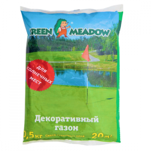 Газон  GREEN MEADOW Декоративный газон Солнечный, 0,5 кг