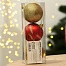 Шары ёлочные новогодние пластик «Мечтай!», d=6, 3 шт., красные, золотые