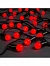 Гирлянда «Нить» 20 м с насадками «Шарики 1.5 см», IP44, тёмная нить, 200 LED, свечение красное, 8 режимов, 220 В