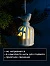 Подвеска светодиодная «Птичка», 5.8×5.8×11 см, 1 LED, керамика, от батареек LR44×2, свечение тёплое белое