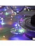 Гирлянда «Мишура» 10 м роса, IP20, серебристая нить, 200 LED, свечение мульти, 12 В