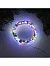 Гирлянда «Нить» 50 м роса, IP44, серебристая нить, 500 LED, свечение мульти, 8 режимов, 31 В