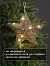 Подвеска световая «Звезда золотистая», 20×20×5 см, 10 LED, от батареек AG13×3, свечение тёплое белое