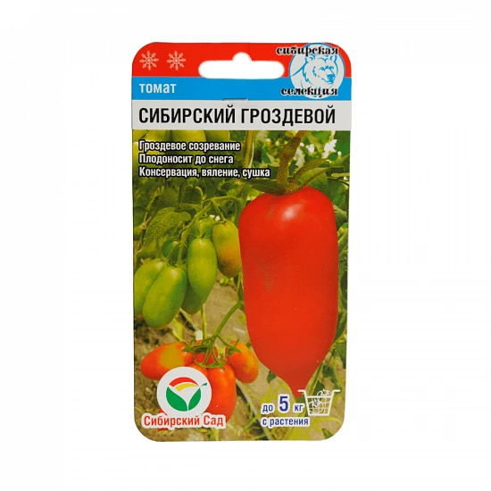 Томат "Сибирский гроздевой" Сибирский сад