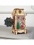 Ёлочная игрушка «Фонарь с Дедом Морозом», 16×8×8 см, от батареек, свечение тёплое белое