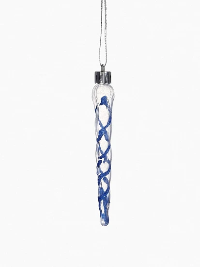 Ёлочные игрушки набор 6 шт. «Сосулька Космин» 11.5×1 см, прозрачный МИКС