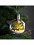 Ёлочный шар «Еловая ветка», 1 LED, от батареек, свечение тёплое белое