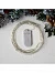 Гирлянда «Нить» 5 м роса, IP20, серебристая нить, 50 LED, батарейки CR2032×2 (в комплекте), свечение белое
