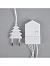 Гирлянда «Нить» 20 м, IP20, белая нить, 200 LED, свечение мульти, 8 режимов, 220 В