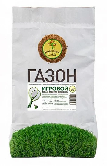 Волжский Сад семена газонной травосмеси «Игровая» 3кг