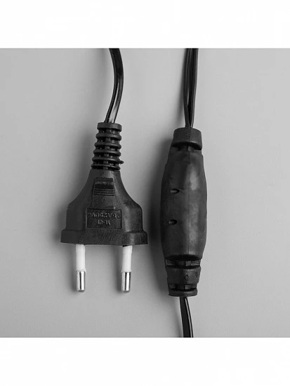 Гирлянда «Нить» 10 м с насадками «Шарики 2.5 см», IP44, тёмная нить, 100 LED, свечение мульти (RG/RB), мигание, 220 В