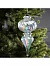 Ёлочная игрушка светодиодная «Сияние», 27×11 см, 12 LED, от батареек ААх2, свечение тёплое белое