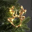 Светодиодная фигура «Олень» 14×11×1 см, 20 LED, батарейки AG13×3 (в комплекте), свечение теплое белое