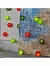 Гирлянда - нить, 5 м с насадками «Клубки летние», IP20, прозрачная нить, 20 LED, свечение тёплое белое, 220 В