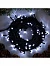 Гирлянда «Нить» 10 м, IP44, УМС, тёмная нить, 100 LED, свечение белое, 220 В