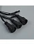 Гирлянда «Нить» 10 м, IP44, УМС, тёмная нить, 100 LED, свечение синее, 220 В
