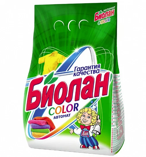 Стиральный порошок Биолан Color, автомат, 2.4 кг