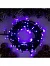 Гирлянда «Нить» 10 м, IP44, тёмная нить, 100 LED, свечение фиолетовое, 8 режимов, 220 В
