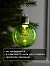 Ёлочный шар «Снежинка», 8×10 см, 1 LED, от батареек, свечение тёплое белое