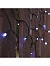 Гирлянда «Нить» 10 м, IP44, УМС, тёмная нить, 100 LED, свечение синее, 220 В