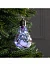 Ёлочный шар «Ветка ели», 5 LED, от батареек, свечение белое