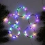 Набор гирлянд «Нить» 1 м роса, IP20, серебристая нить, 10 LED, свечение мульти, 3 режима, батарейки AG13×3 (в комплекте), 5 шт.