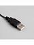 Гирлянда «Нить» 5 м роса, IP20, чёрная нить, 50 LED, свечение мульти, USB