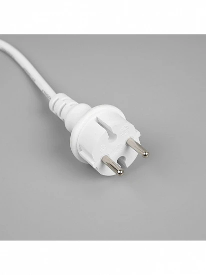 Гирлянда «Нить» 10 м, IP65, УМС, белая каучуковая нить, 100 LED, свечение белое, 220 В