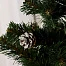 Искусственная ёлка настольная «Рождественская», 60 см, с шишками серебро, ПВХ ветки отгибаются