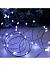 Гирлянда «Нить» 10 м роса, IP20, чёрная нить, 100 LED, свечение белое, 12 В
