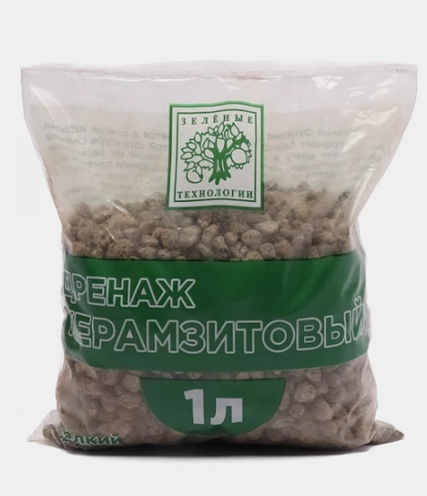 Дренаж керамзитовый 1 л, фракция 5-10 мм