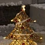 Светодиодная фигура «Ёлка с ягодами» 40×50×10 см, металл, 220 В, свечение тёплое белое