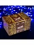Гирлянда «Нить» 10 м, IP44, УМС, тёмная нить, 100 LED, свечение синее, мерцание белым, 220 В