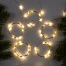 Набор гирлянд «Нить» 1 м роса, IP20, серебристая нить, 10 LED, свечение тёплое белое, 3 режима, батарейки AG13×3 (в комплекте), 5 шт.