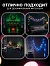 Гирлянда «Нить» 5 м, IP20, тёмная нить, 50 LED, свечение фиолетовое, 8 режимов, 220 В