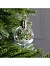 Ёлочный шар «Ветка ели», 1 LED, от батареек, свечение тёплое белое