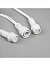 Гирлянда «Нить» 10 м, IP65, УМС, белая каучуковая нить, 100 LED, свечение мульти, 220 В