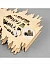 Подвеска световая «Дед Мороз», 13×3×18 см, 6 LED, от батареек, свечение тёплое белое
