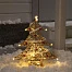 Светодиодная фигура «Ёлка с ягодами» 40×50×10 см, металл, 220 В, свечение тёплое белое