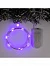 Гирлянда «Нить» 1 м роса, IP20, серебристая нить, 10 LED, батарейки CR2032×2 (в комплекте), свечение фиолетовое