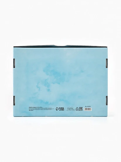 Коробка подарочная новогодняя складная «Снежной зимы», 30.5×22×9.5 см, Новый год