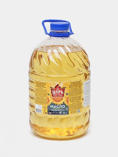 Масло подсолнечное Царь, 5л