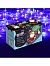 Гирлянда «Нить» 20 м, IP20, прозрачная нить, 200 LED, 8 режимов, 220 В, свечение синее