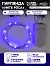 Гирлянда «Нить» 1 м роса, IP20, серебристая нить, 10 LED, батарейки CR2032×2 (в комплекте), свечение синее