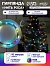 Гирлянда «Нить» 10 м роса, IP20, серебристая нить, 100 LED, свечение мульти (RGB), переливы, 12 В