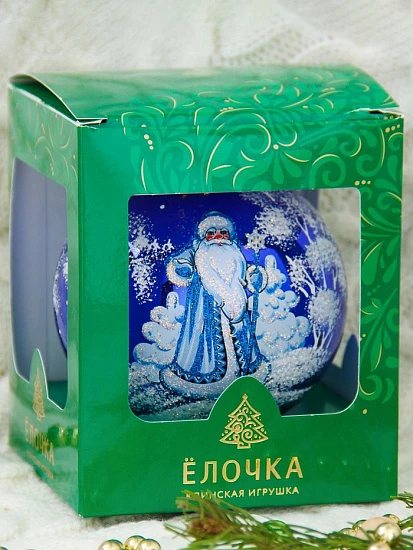 Ёлочный шар «Дед Мороз», новогодний, d=9.5 см, МИКС