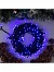 Гирлянда «Нить» 20 м, IP44, тёмная нить, 200 LED, свечение синее, 8 режимов, 220 В